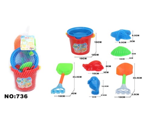 010098 Set pentru nisip 8pcs