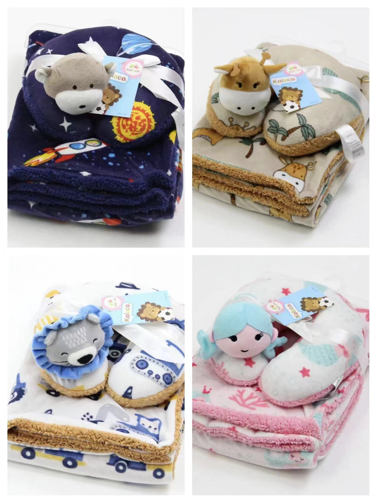 007663 Plapuma cu jucaria-perna 90*70