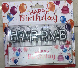 007522 Lumanari Happy B-day