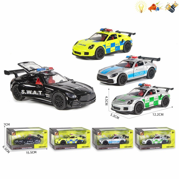 009241 Masina 1:36 din metal cu sunet si lumini