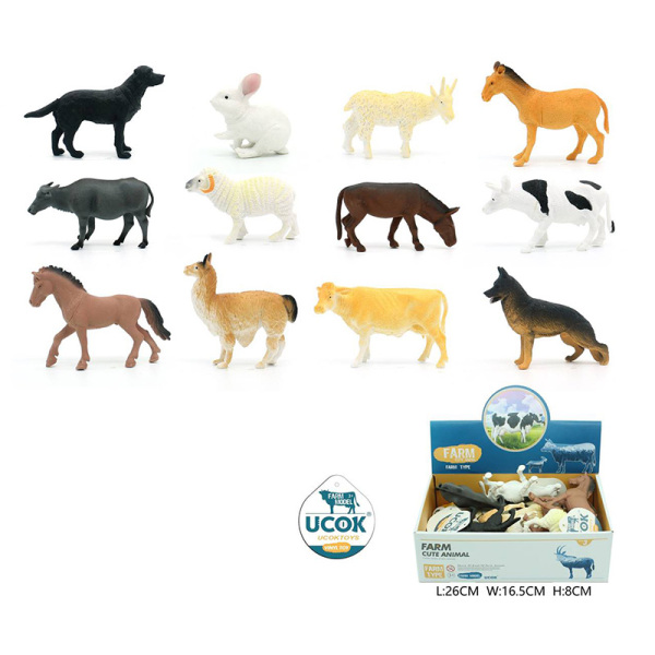 000478 Set animale domestice (12 buc.)