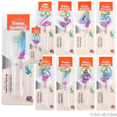 009137 Lumanare cifra 8