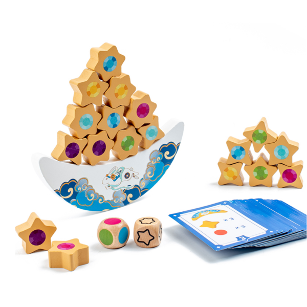 007367 Joc logic din lemn - balansator