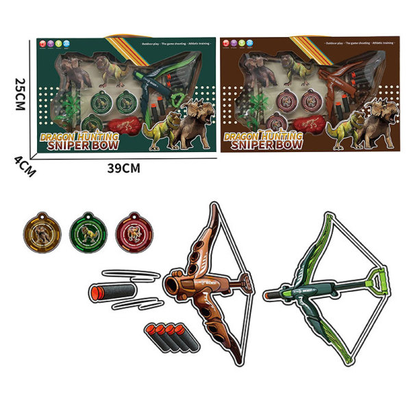 008512 Arbaleta cu gloante moi cu figurine