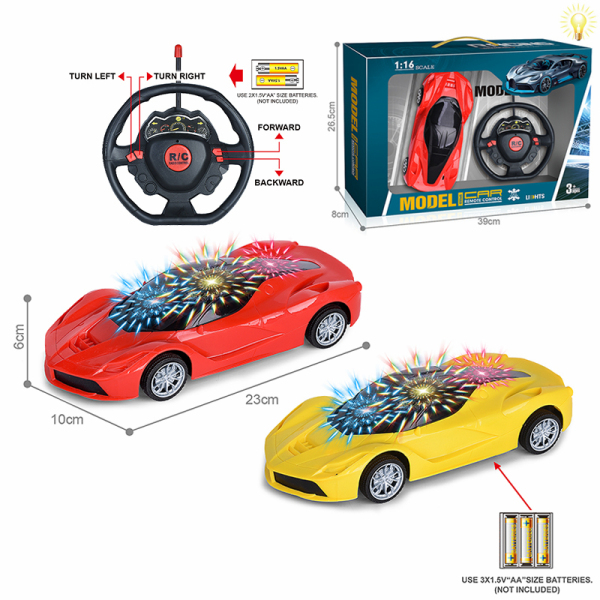 004831 Masina 1:16 cu R/C cu acumulator cu lumina