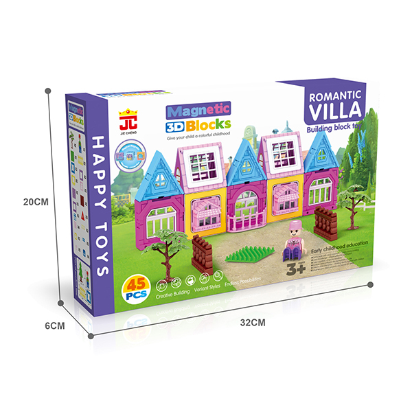 004172 Constructor magnetic Villa (45pcs)