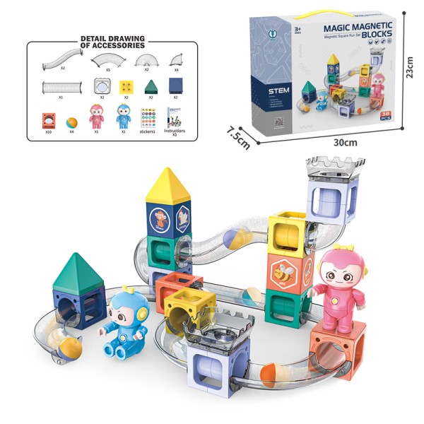 000891 Constructor magnetic (38 piese)