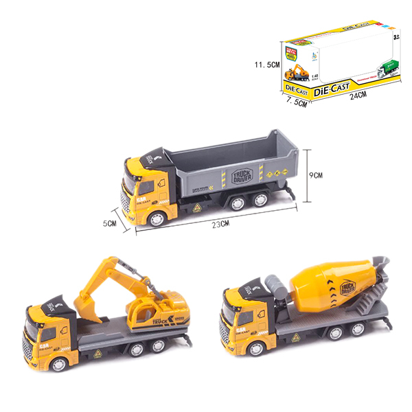 000993 Masina de constructii 1:48 din metal