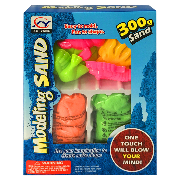 008167 Nisip kinetic cu forme (300g)