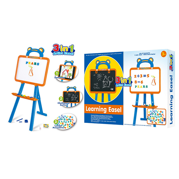 007401 Tabla magnetica 3in1 cu accesorii