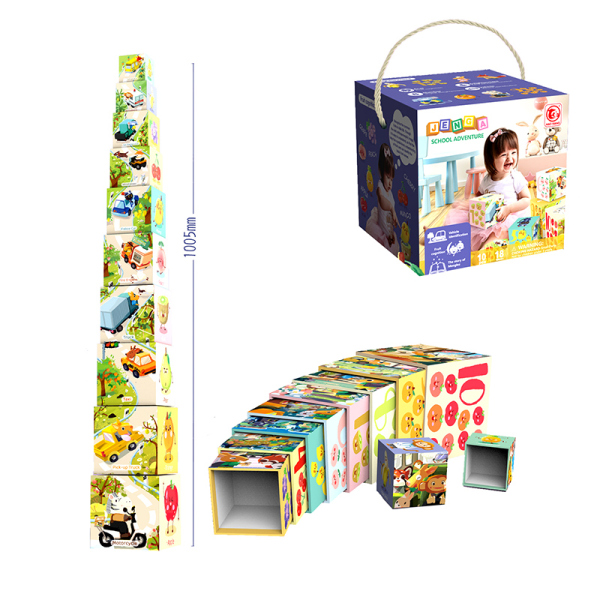 008103 Piramida - cuburi