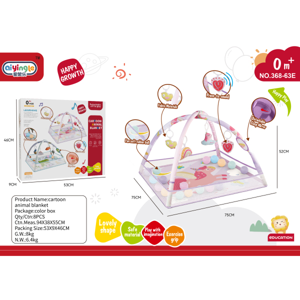 008262 Covoras cu accesorii - Unicorn