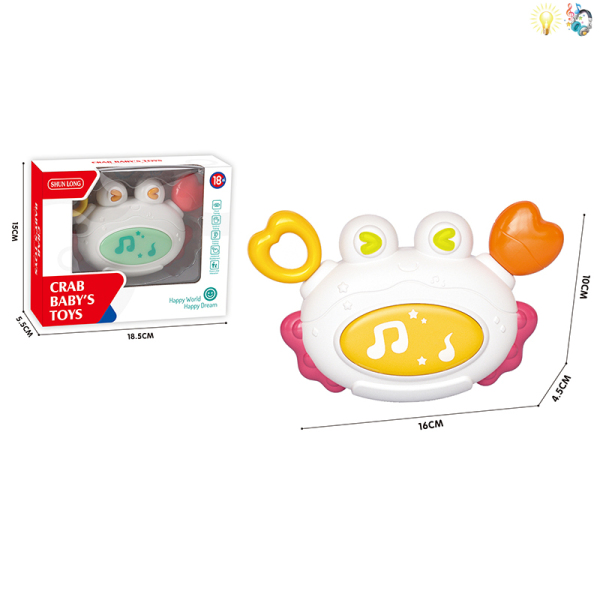 006959 Jucarie Crab cu muzica si lumina