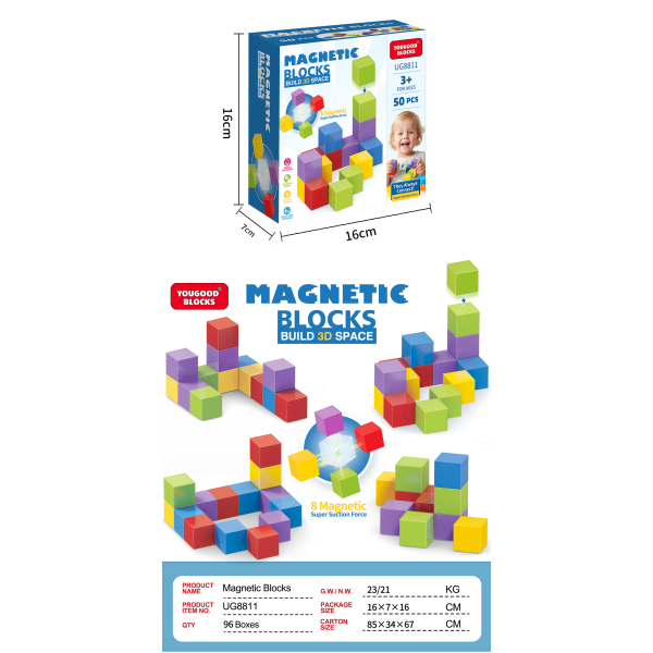 008676 Constructor magnetic 50pcs