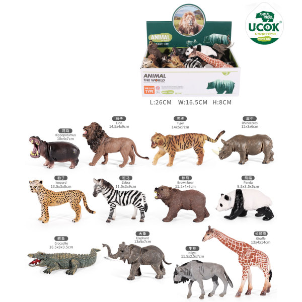 009585 Animale (12buc)