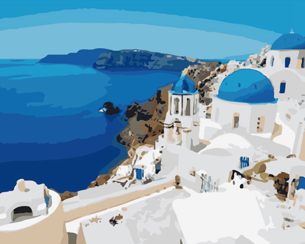 007734 Set de creatie - Pictura pe numere (in cutie) 50*65