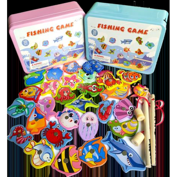 004271 Set pescuit din lemn