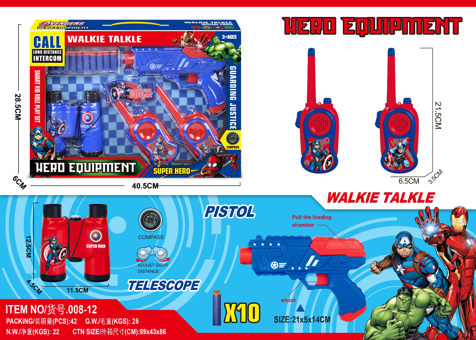 009885 Set arma si ratia