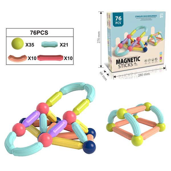 008282 Constructor magnetic 76pcs