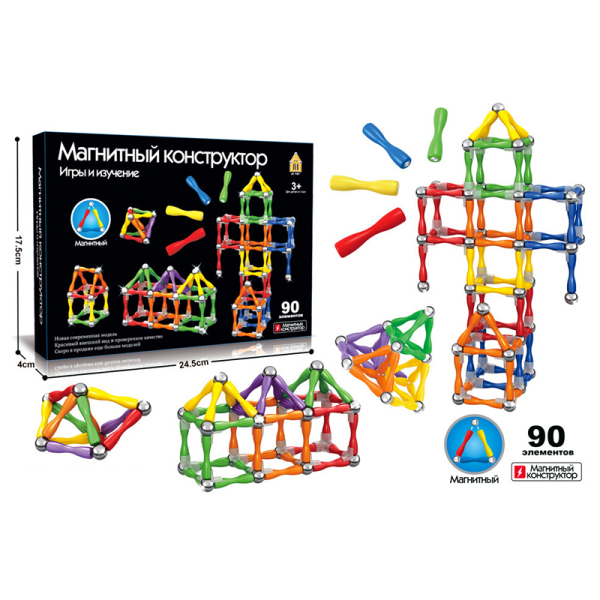 004985 Constructor magnetic (90 pcs)