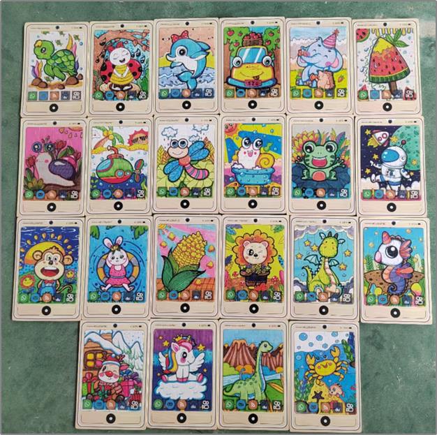 005324 Puzzle din lemn 22.5*15