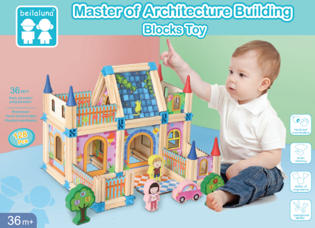 005131 Constructor din lemn (128 pcs)