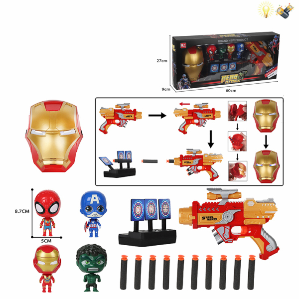 005657 Set arma cu glolante moi Super Erou