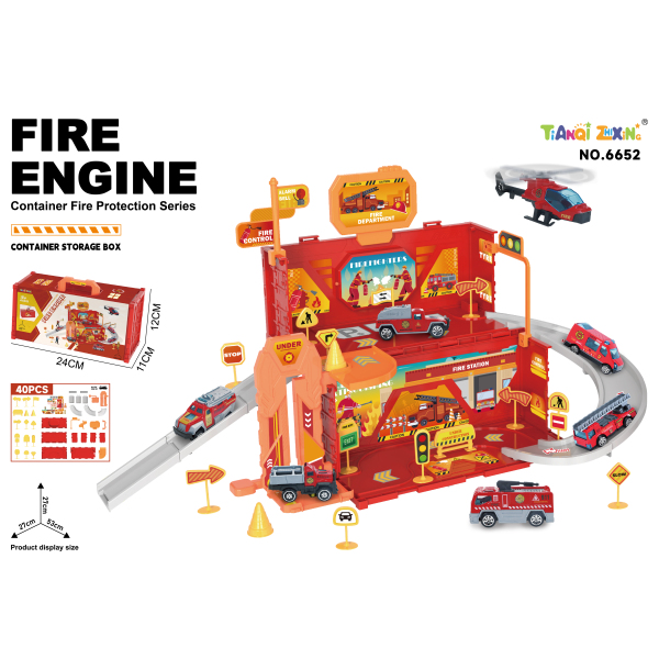 006996 Set parcare Fire 40pcs