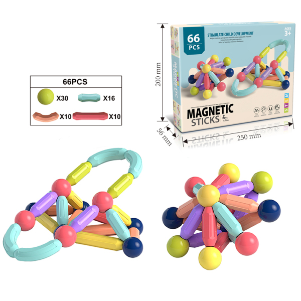 008283 Constructor magnetic 66pcs