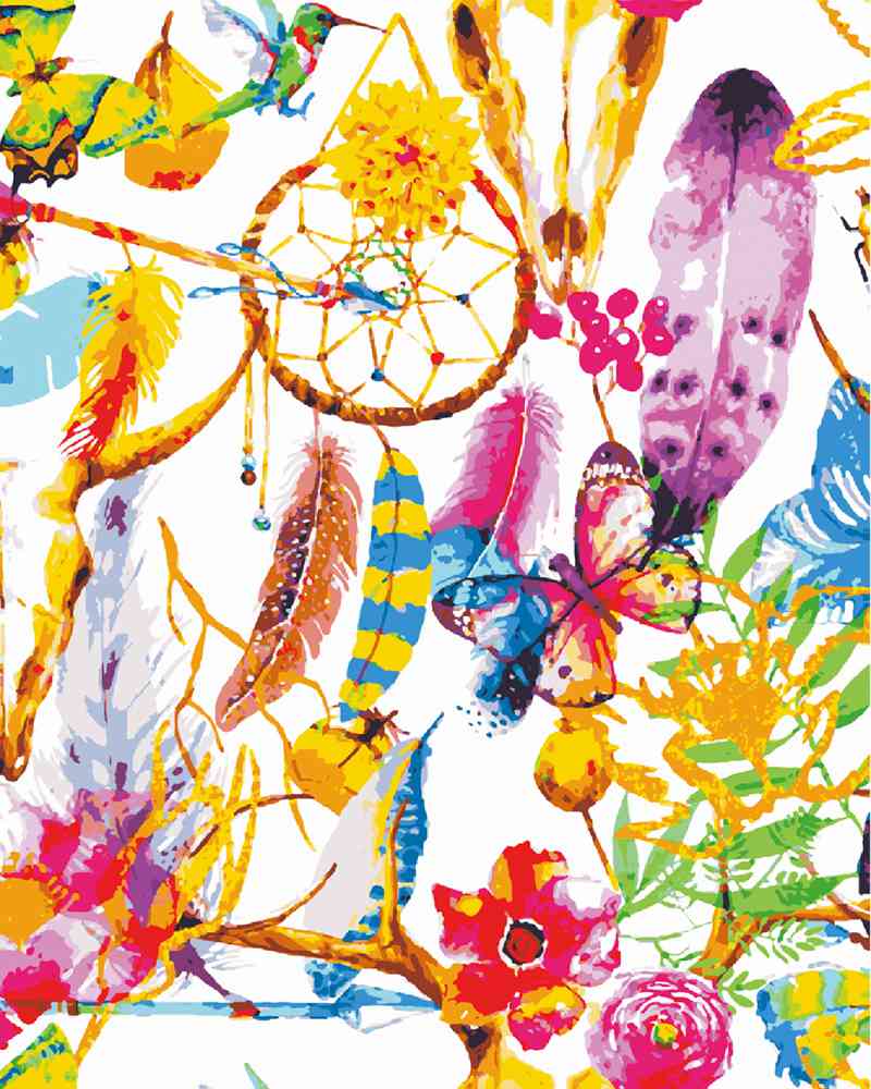 007706 Set de creatie - Pictura pe numere (in cutie) 30*40