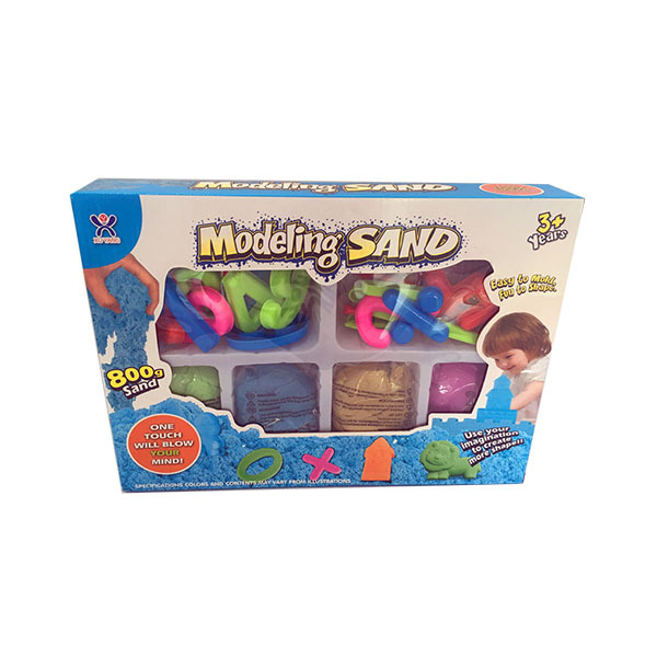 008166 Nisip kinetic cu forme (800g)