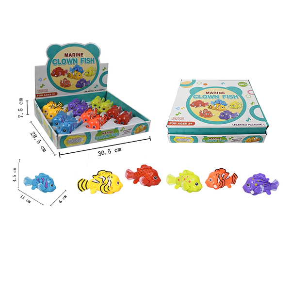 007194 Jucarie pentru baie - peste (12buc)