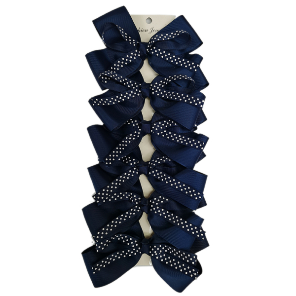 007392 Set agrafe Bant albastru (12buc)