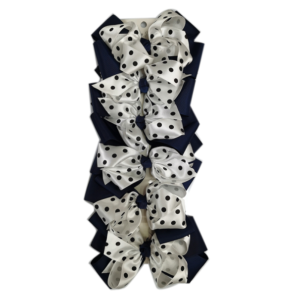 007393 Set agrafe Bant cu buline(12buc)