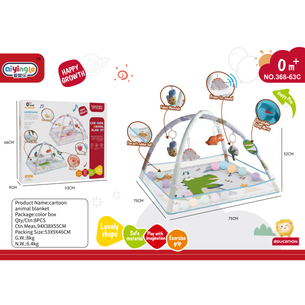 007473 Covoras cu accesorii - Dino