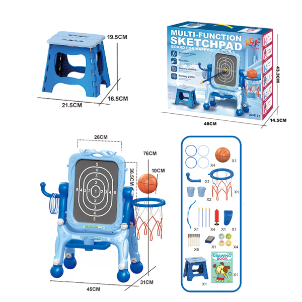 008006 Tabla multifunctionala albastru