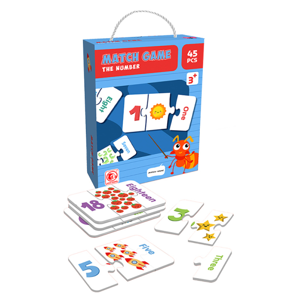 008085 Joc educational Numere 45pcs