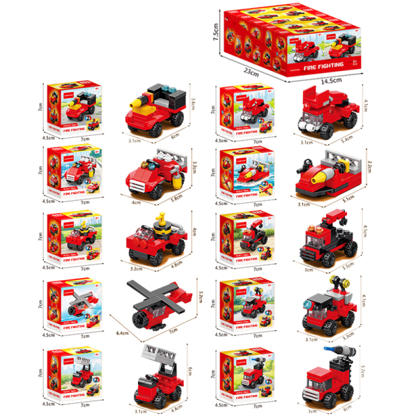 008227 Constructor Pompieri (10buc)