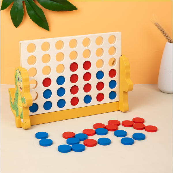 008260 Joc de masa din lemn - 4 in rind