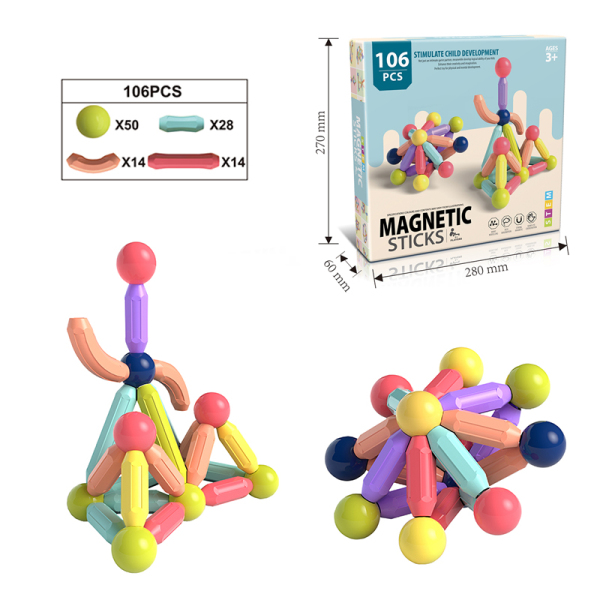 008281 Constructor magnetic 106pcs