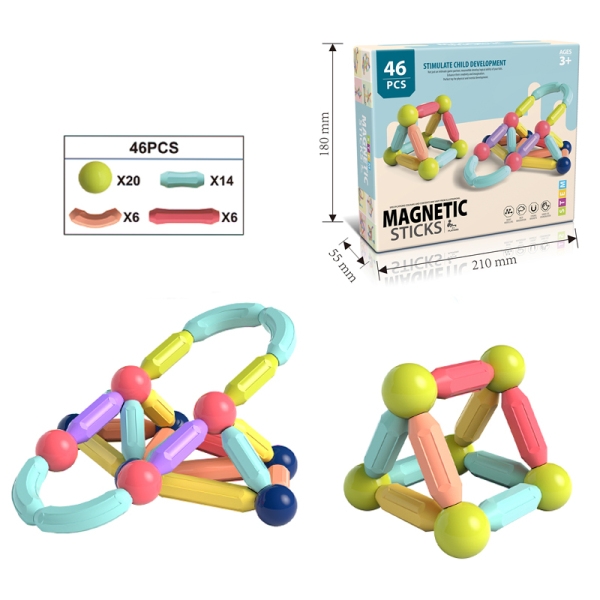 008285 Constructor magnetic 46pcs