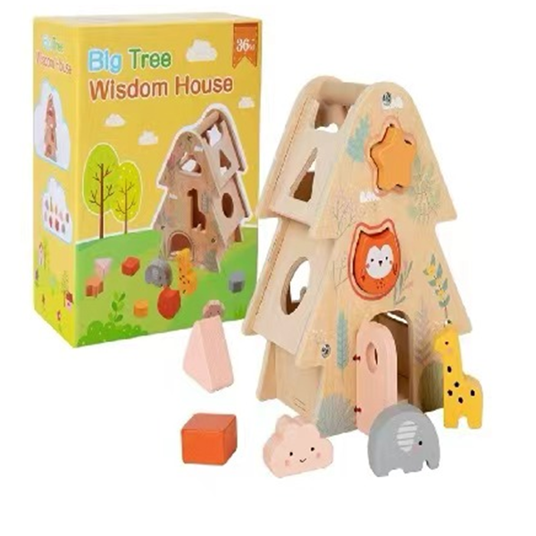 008448 Jucarie sorter din lemn - Bradut