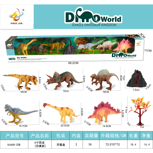 009584 Set dinosauri