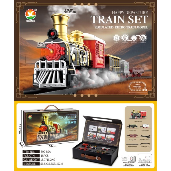 008787 Tren electric cu cale ferata