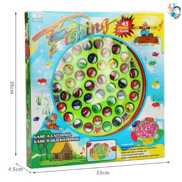 008704 Set pescuit magnetic cu muzica