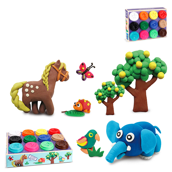 008731 Plastilina 12cul