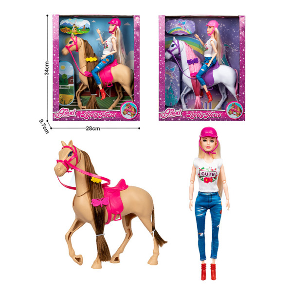 008760 Papusa cu calut