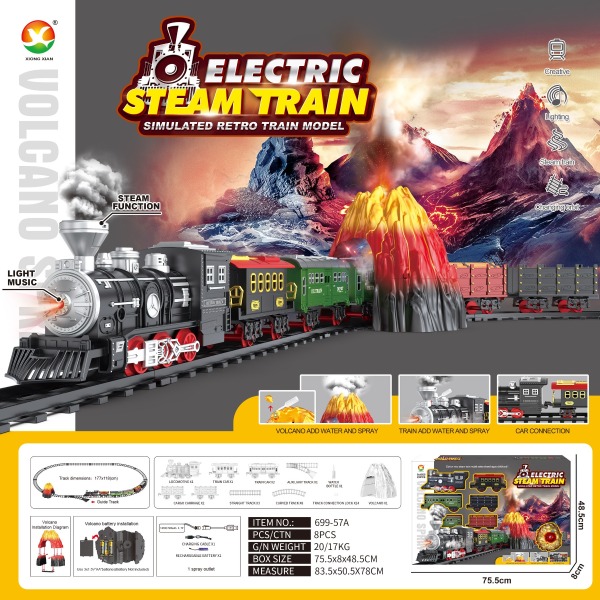 008788 Tren electric cu cale ferata