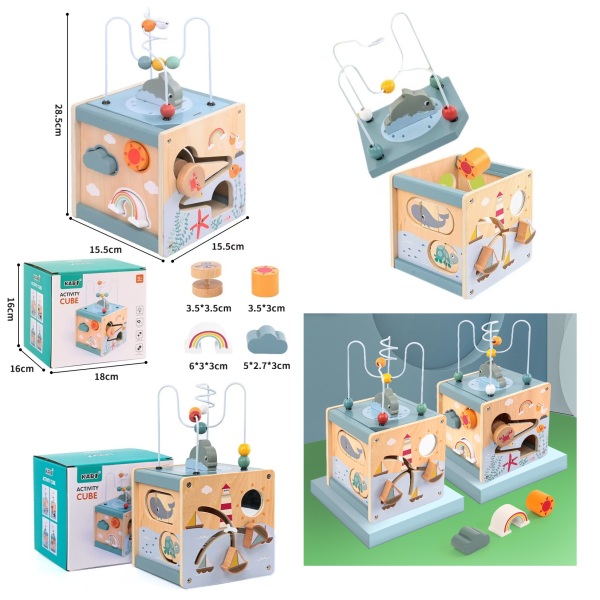 008853 Jucarie logica din lemn