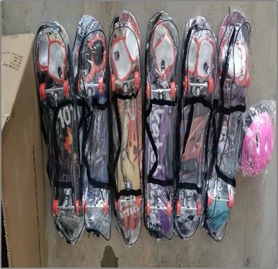 006716 Set penny board cu protectie